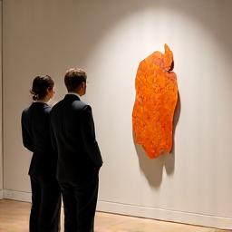 Private viewing of a unique art collection in a gallery setting